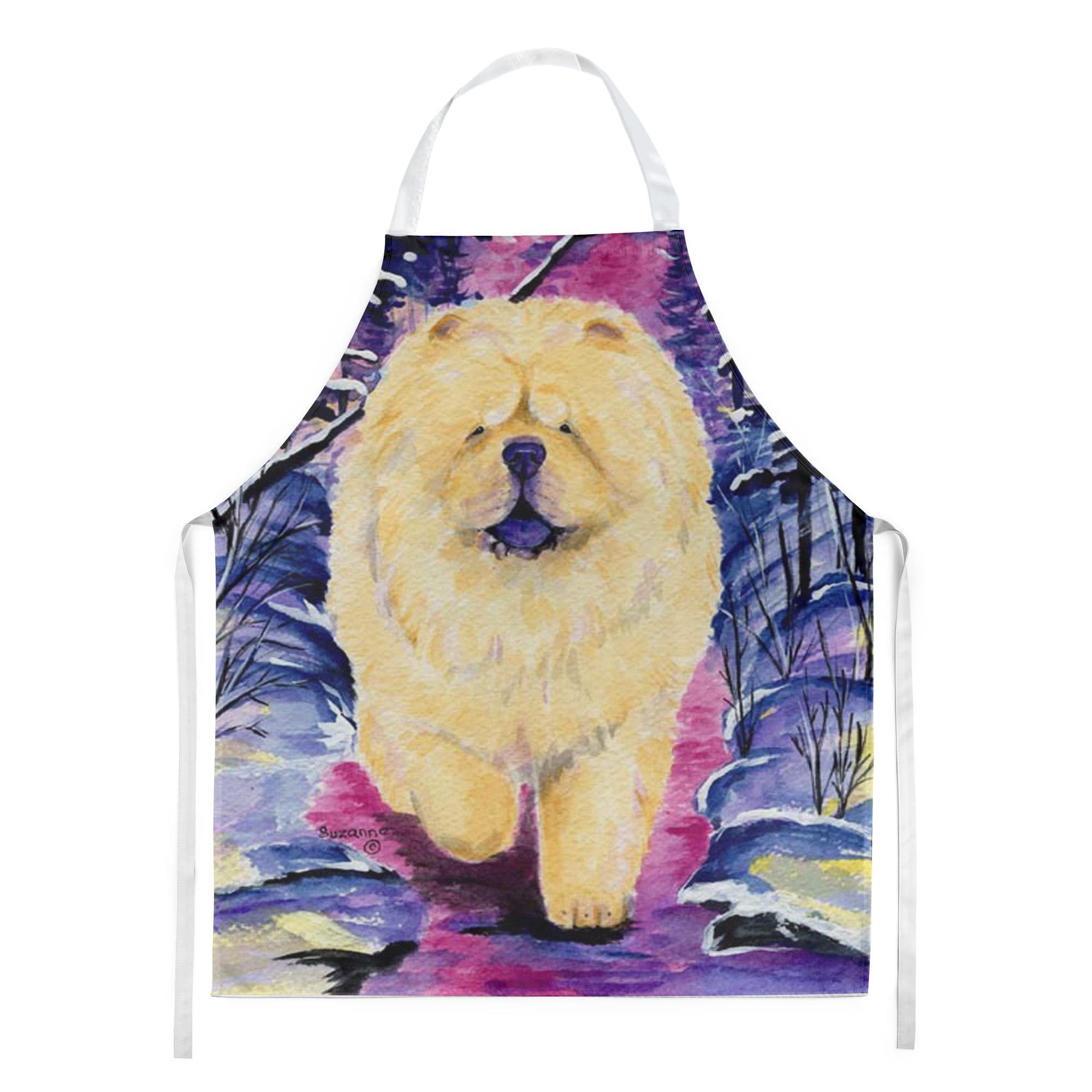 Caroline's Treasures SS1005APRON Chow Chow Delantal, grande, multicolor