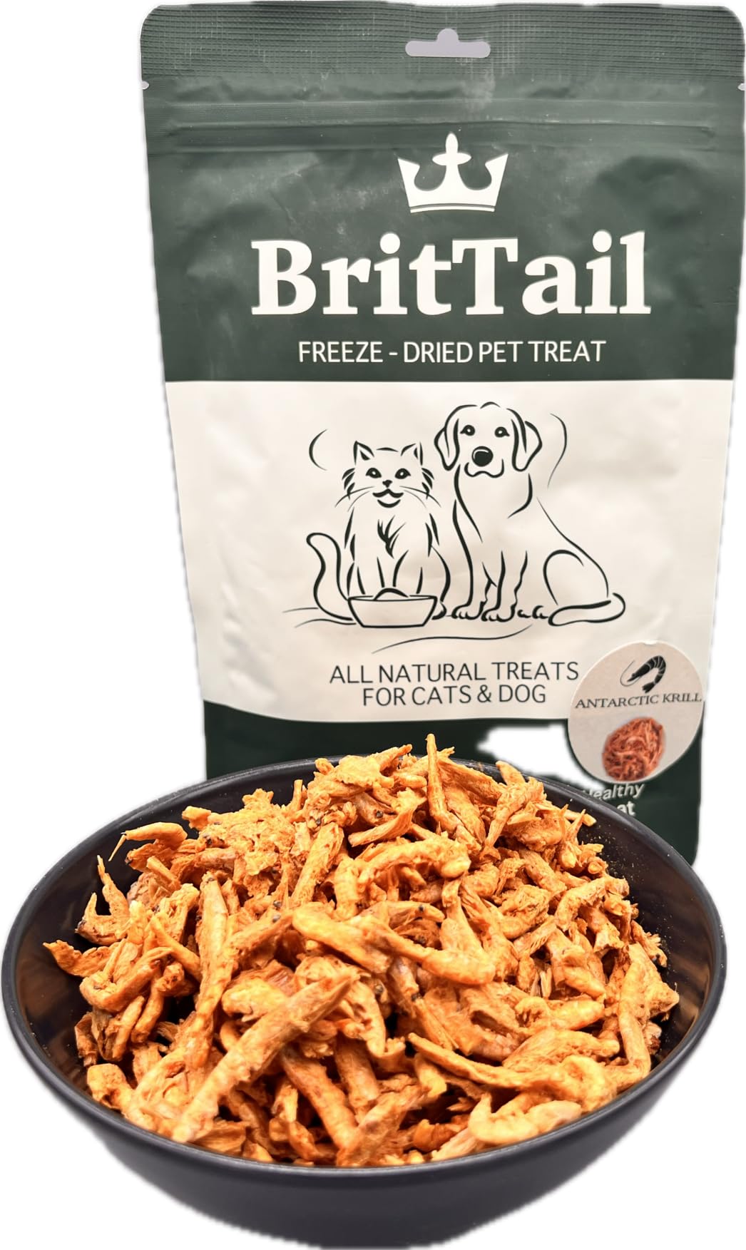 BritTail Freeze-Dried Antarctic Krill