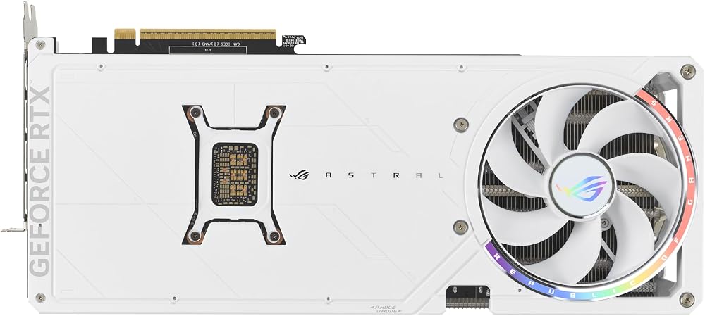 ASUS ROG Astral GeForce RTX™ 5080 16GB GDDR7 White OC Edition - Quad-Fan Graphics Card Delivering unprecedented Airflow and air Pressure for Optimal Performance