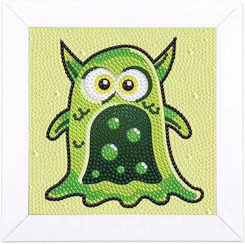 Miniatura 6 de Junrife Kits de manualidades de diamantes 5D para niños, kits de pintura por números, calcomanías de mosaico, el mejor regalo para niñas de 8 a 12