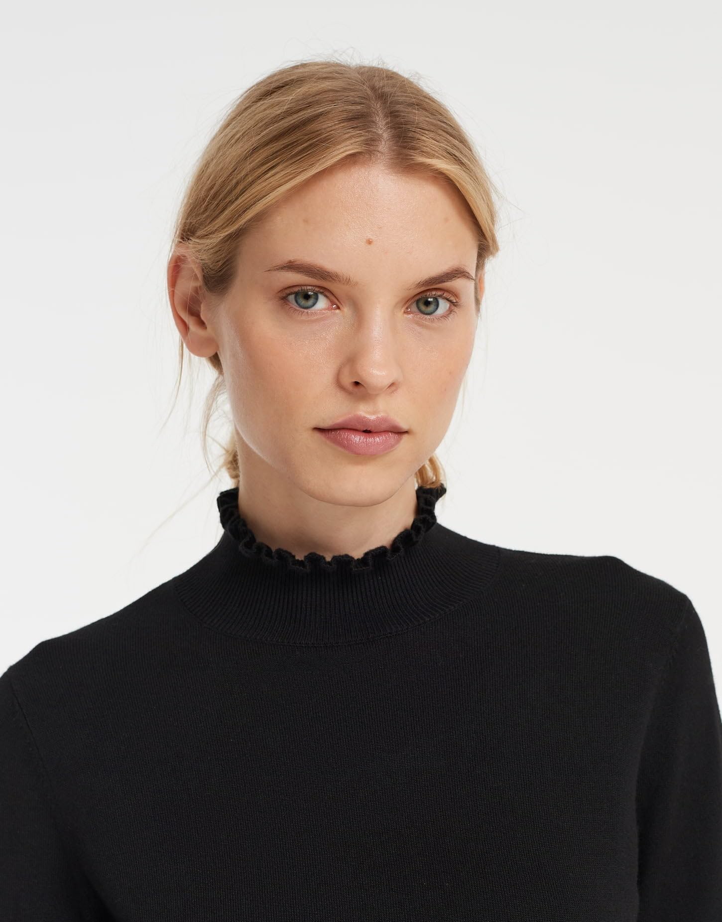 OPUS Damen Pullover | Feinstrickpullover POLLUNA Slim aus weichem Viskose Mix
