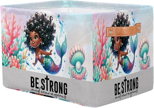 Vista 30 de Cestas de almacenamiento con asas, cubo de almacenamiento rectangular de tela rectangular plegable de juguetes para armario, estantes, lavandería, C