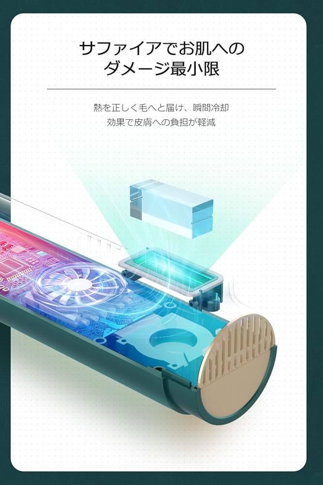 Amazon | YAPAFA IPL 脱毛器 冷感機能でいたみ無し サファイア