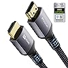 Stouchi Cavo HDMI 2.1 da 2M,Certificato 10K 8K Ultra HD 48Gbps ad Alta Velocità 8K60 4K120 144Hz RTX 3080 eARC HDR10 4:4:4 HDCP 2.2&2.3 Dolby Compatibile con PS5/Xbox Series X