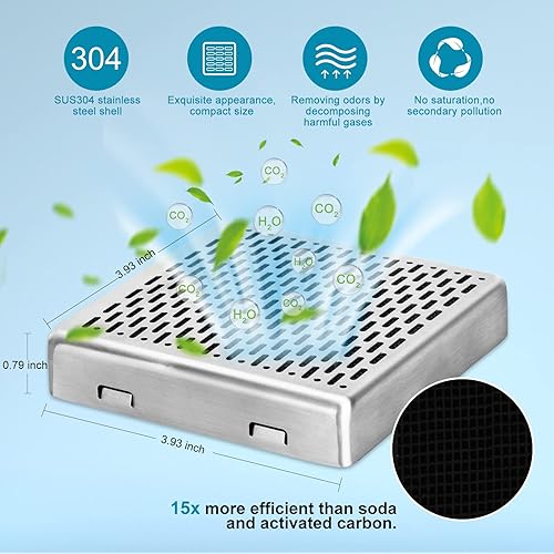 Miniatura 5 de Desodorizador con frescura de larga duración, eliminador de olores para refrigerador, absorbentes de olores de armario, ambientador de coche, alivio