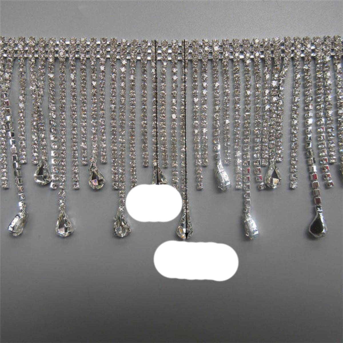 Strass-Fransenborte - Funkelnde Kristallquasten Für DIY Projekte Und Kleidung