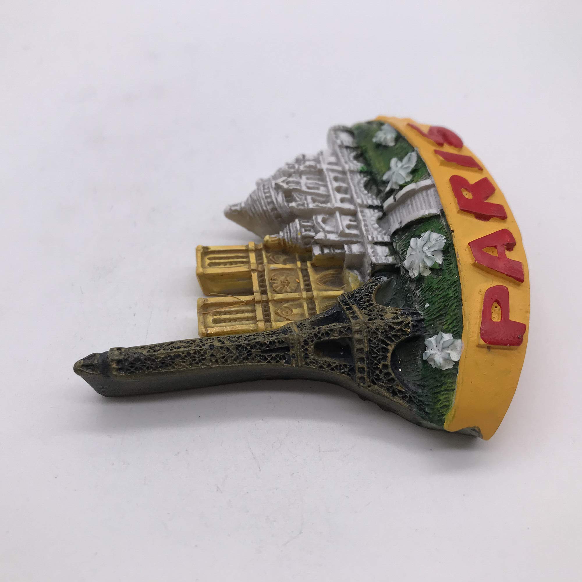 3D Paris France Fridge Magnet - Handmade Resin Craft Souvenir, Travel Decoration For Kitchen Or Home