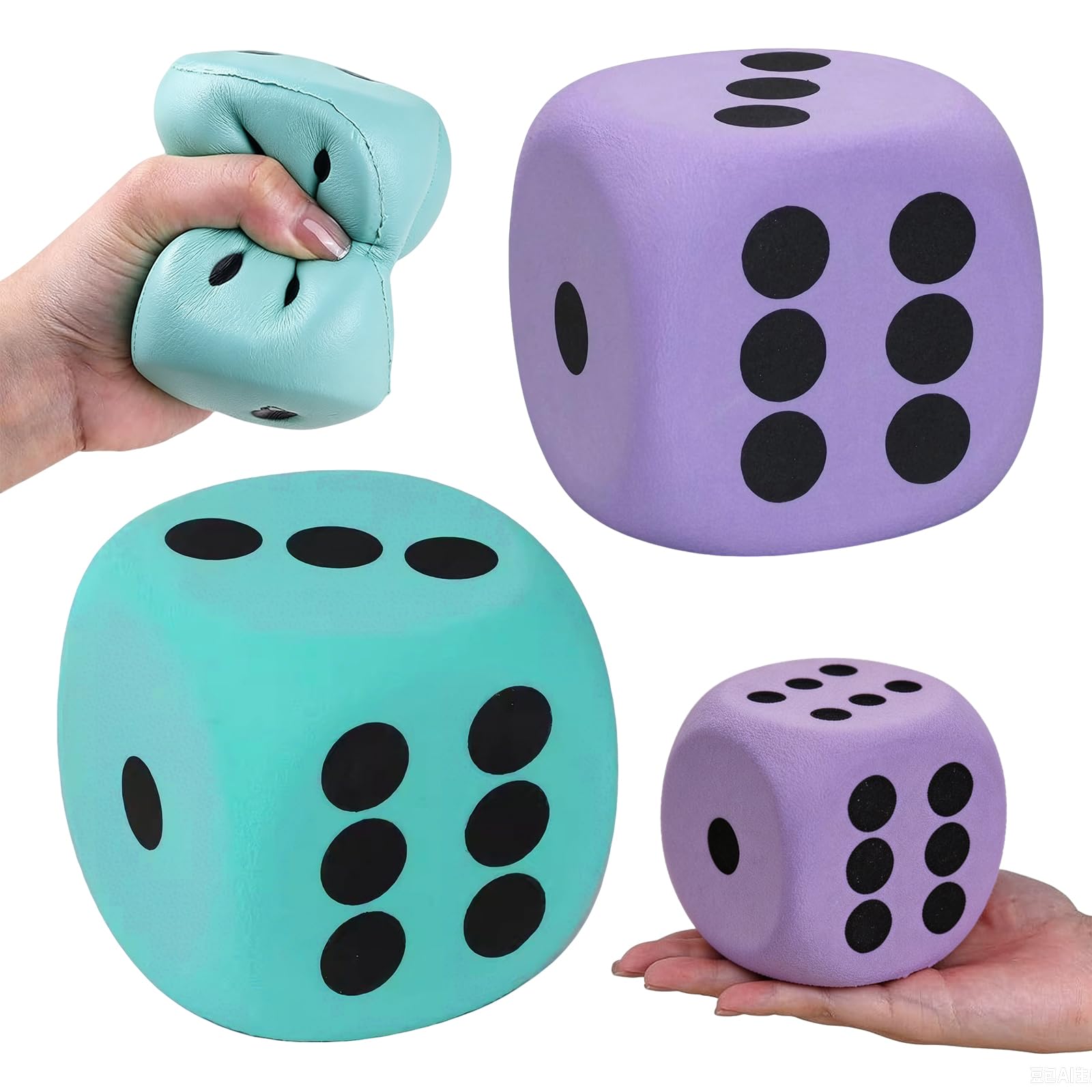 2pcs Large Dice Set, 8x8x8 Giant Dice