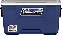 Vista 8 de Coleman Classic Series - Hielera portátil con aislamiento, resistente a fugas, para exteriores, conversa el hielo hasta por 5 días, 52, 70, 120