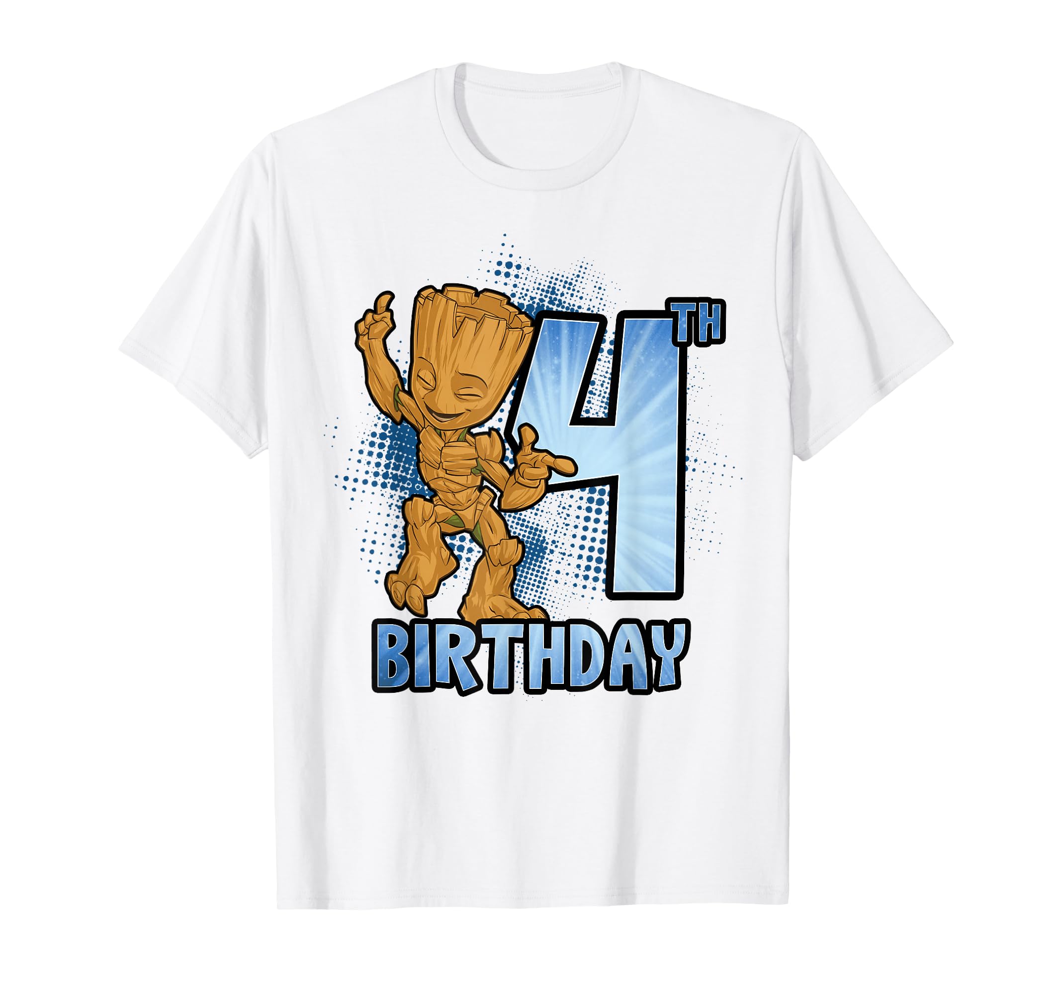 T-shirt Groot Marvel 4 ans idée cadeau anniversaire originale