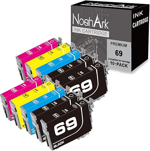 10 paquetes de cartuchos de tinta remanufacturados T069 de repuesto para Epson 69 de alto rendimiento para Stylus C120 CX5000 CX6000 CX8400 CX9400