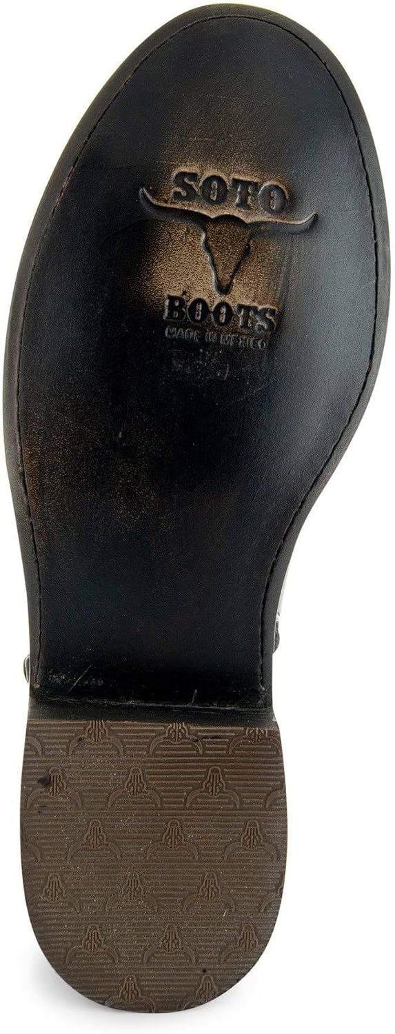 Soto Boots Men's Roper Cowboy Boots, Genuine Leather Men's Cowboy Boots, Western Boots For Men H4003 - Image 7