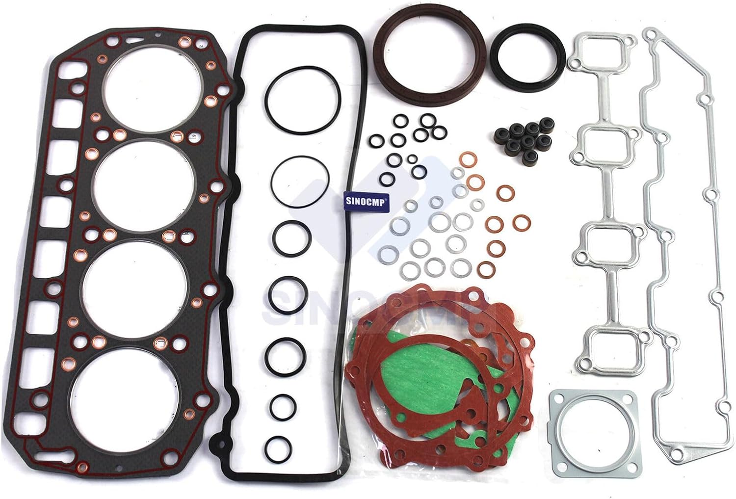 4TNE94 4D94E Engine Gasket Kit Compatible with Yanmar Komatsu and Compatible with Hyster Forklift Truck Spare Parts