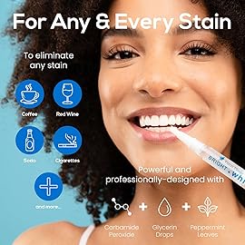 Venus Visage Award Winning Teeth Whitening Pen, 20+ Uses - Teeth whitening Gel Professionally formulated - Best Teeth whitening kit Teeth Whitener - Low Sensitivity (Mint) (0.07 Fl Oz (Pack of 4))