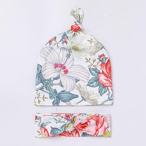 Miniatura 5 de AWIBMK Mom and Me Robe and Swaddle Set and T-Shirt Hospital Labor Delivery Swaddling with Headband Hat for Mom Dad Baby