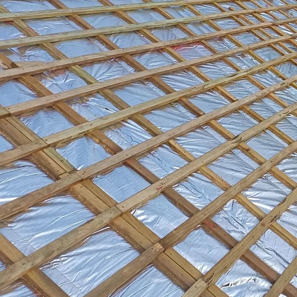 Aislante Térmico Reflexivo Multicapa Aluminio 100% (19 capas) Barrera de Vapor. Aislamiento térmico y acústico de viviendas, tejados, buhardilla, trasteros, sótanos