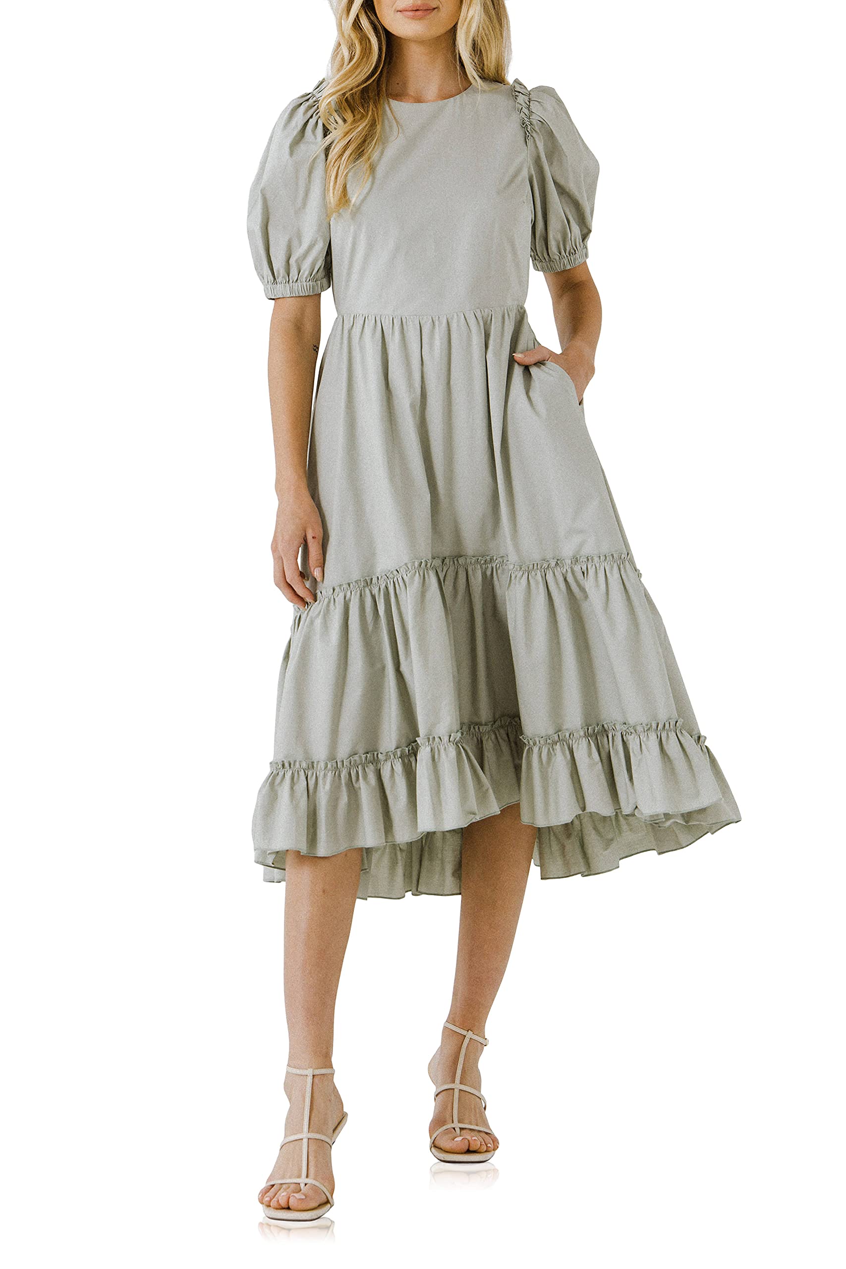 midi dress and coat Suzannah London