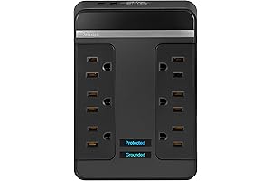 Rocketfish 6 Outlet Swivel Surge Protector
