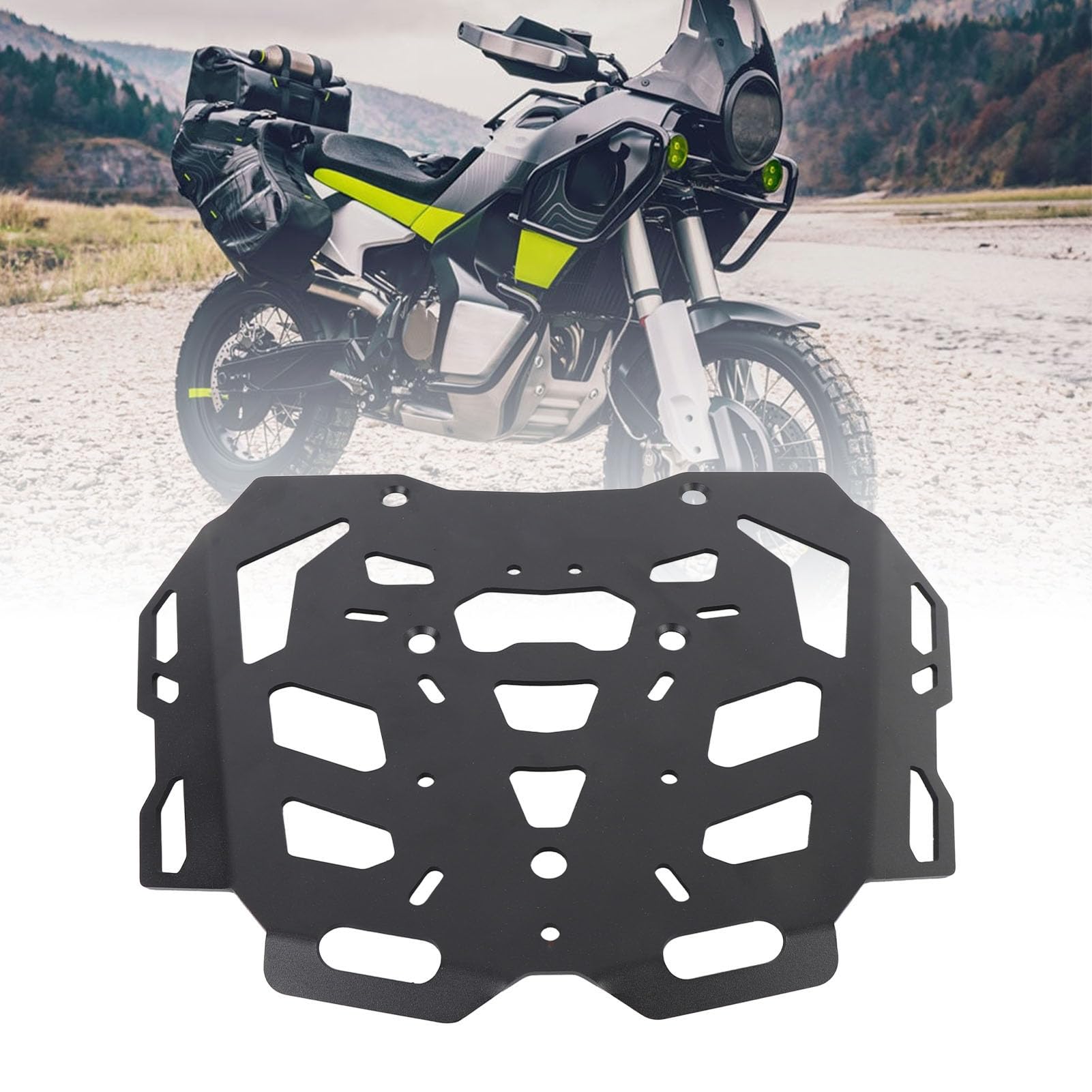 Porte-Bagages Arrière de Moto en Aluum 3MM pour Norden 901 2021-2024