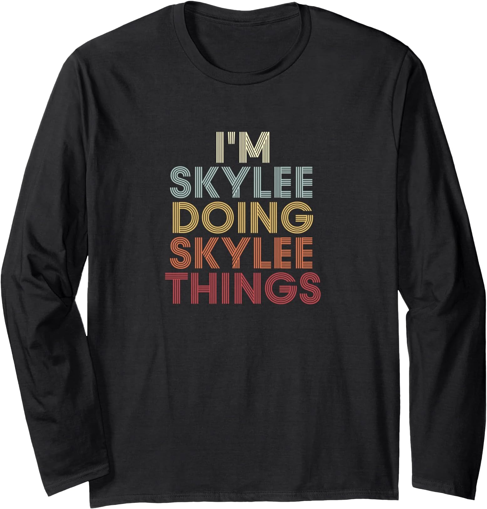 Skylee Name Skylee Personalized Name First Given 長袖Tシャツ