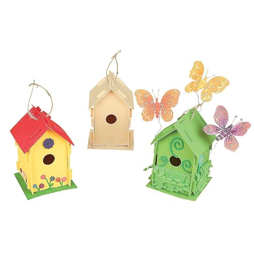 Fun Express Bird House Kits for Kids to Build and