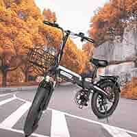 ☆Kiki@プロフィール確認お願いします☆電動アシスト自転車 Amazon | MEEKU 電動アシスト自転車 20インチ かご付き ファット