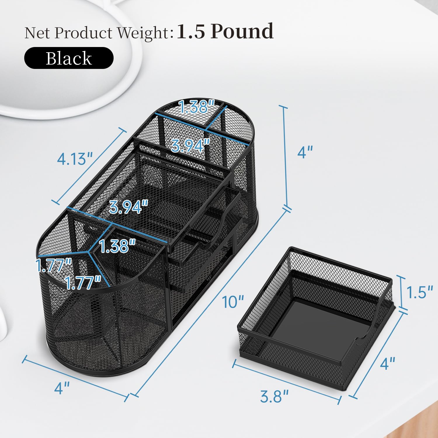 SUPEASY Organiseur De Bureau En Maille Filet