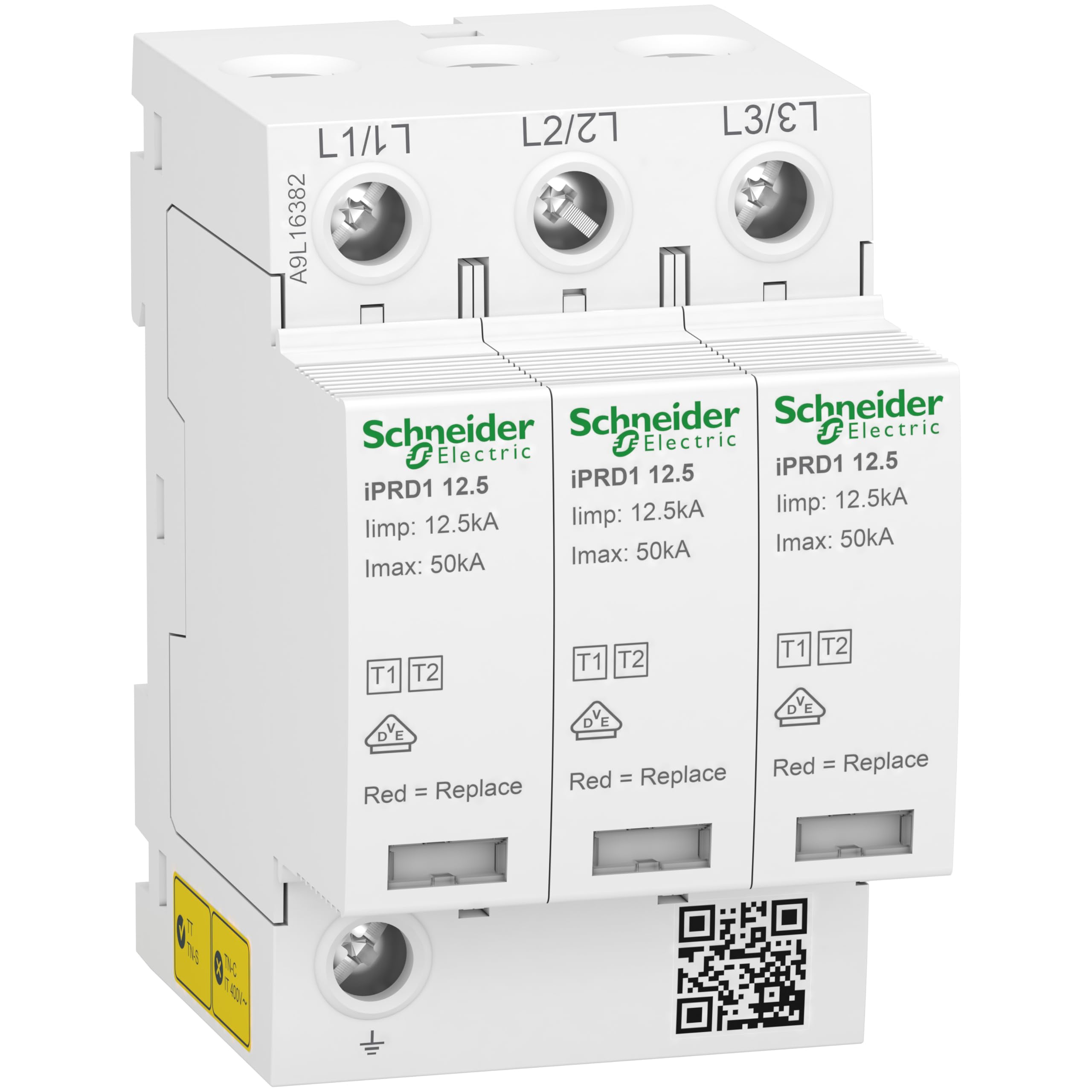 Schneider Electric Harmony XB4 Series, Spring Return, Emergency Stop Push Button Head 22.5mm Diameter