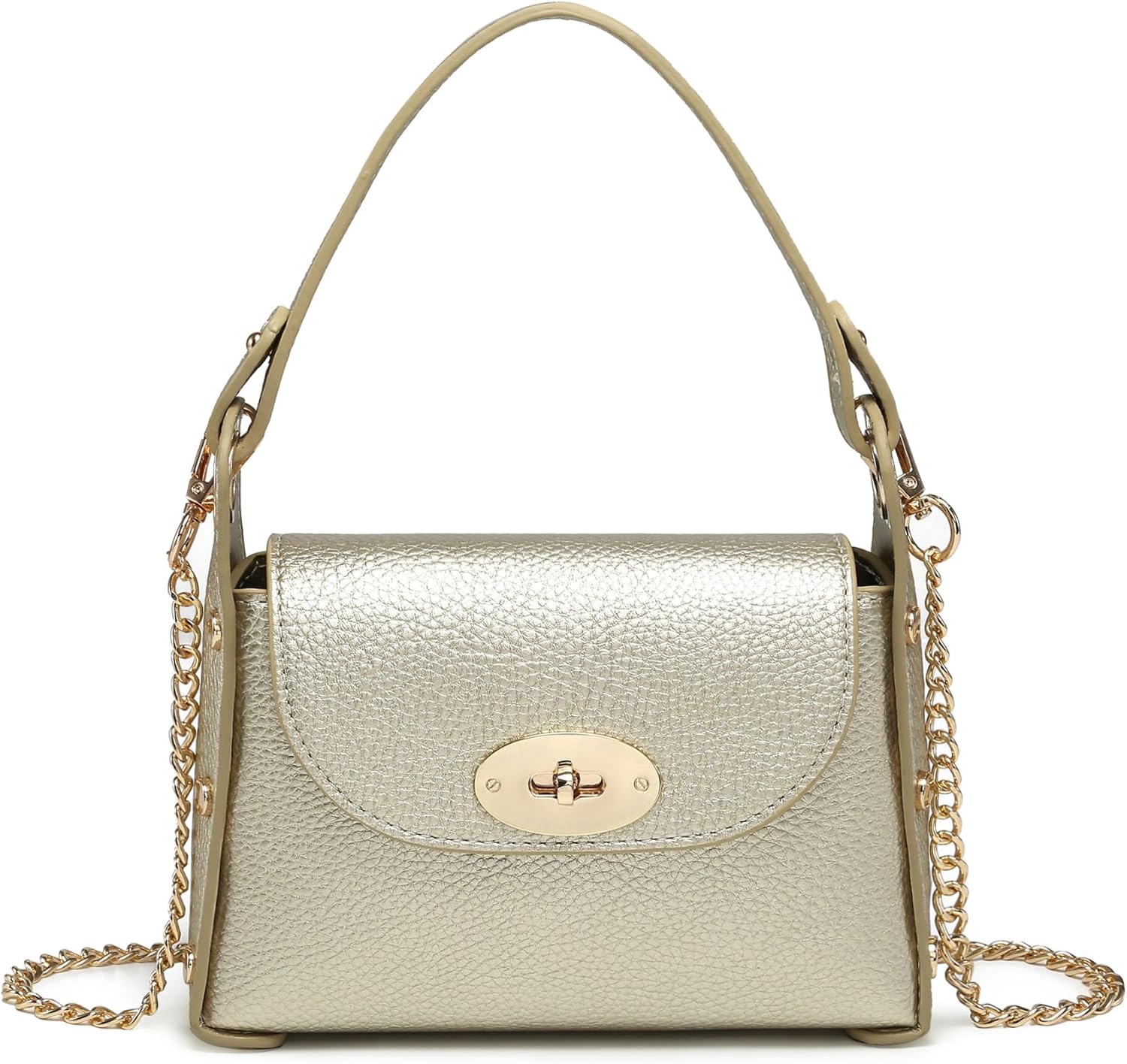 VONMAY Women Small Crossbody Bag Studded Evening Bags Clutch Purse Mini Satchel Handbag for Wedding Prom Cocktail Party | mini clutch purse, prom clutch bag, dressy small handbag, studded evening bag, small crossbody bag, chain strap purse