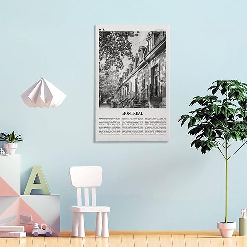 Miniatura 4 de Montreal Poster, Montreal Foto, Montreal Dekor, Quebec, Kanada, Montréal Canvas Art Poster and Wall Art Picture Print Modern Family Bedroom Decor