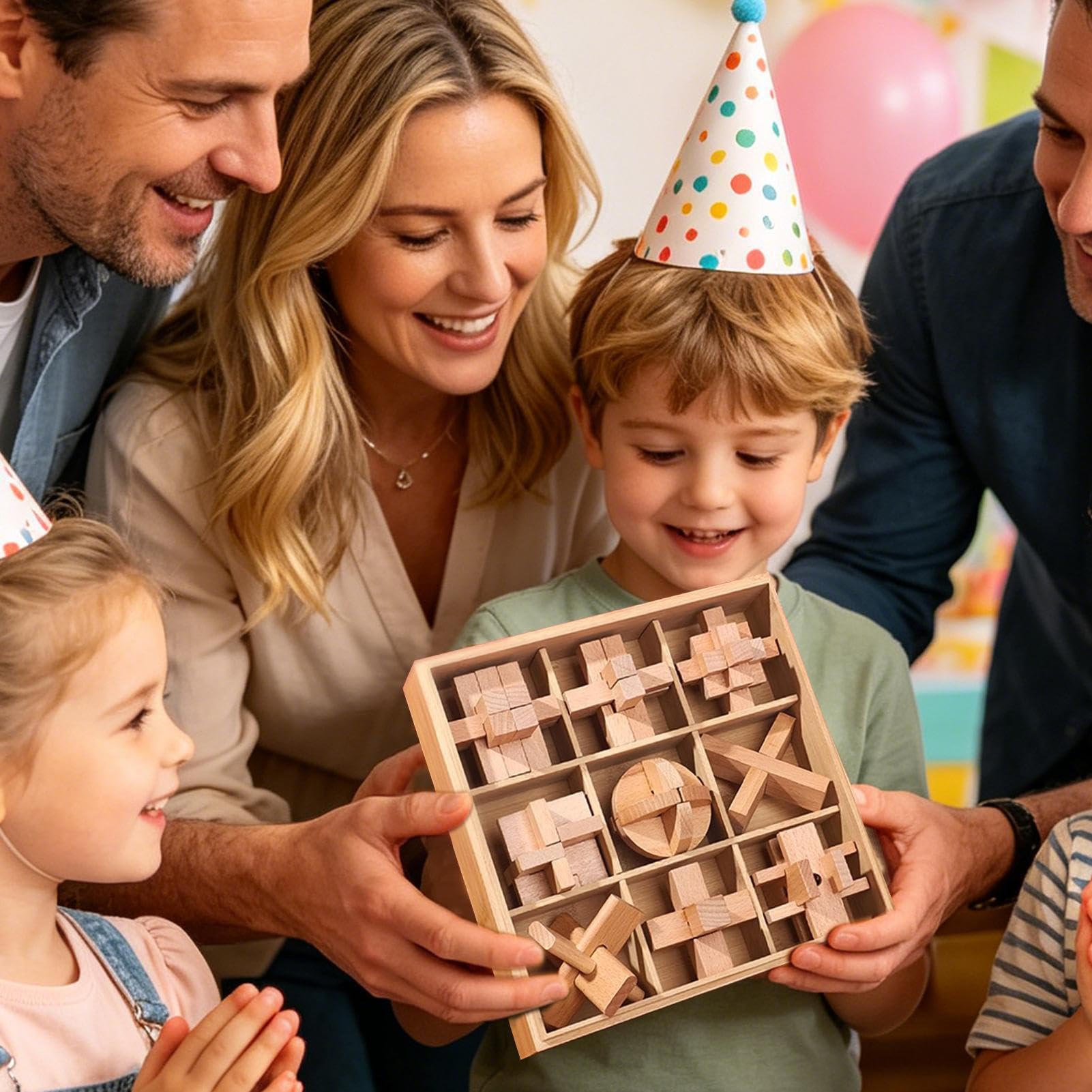Holz-Puzzles Pädagogisches Bauspielzeug | Holzpuzzles Für Kinder Für Road Trip, Geburtstag, Kinder-Strumpffüller, Klassenzimmer, Reisen, Schule, Und Mädchen