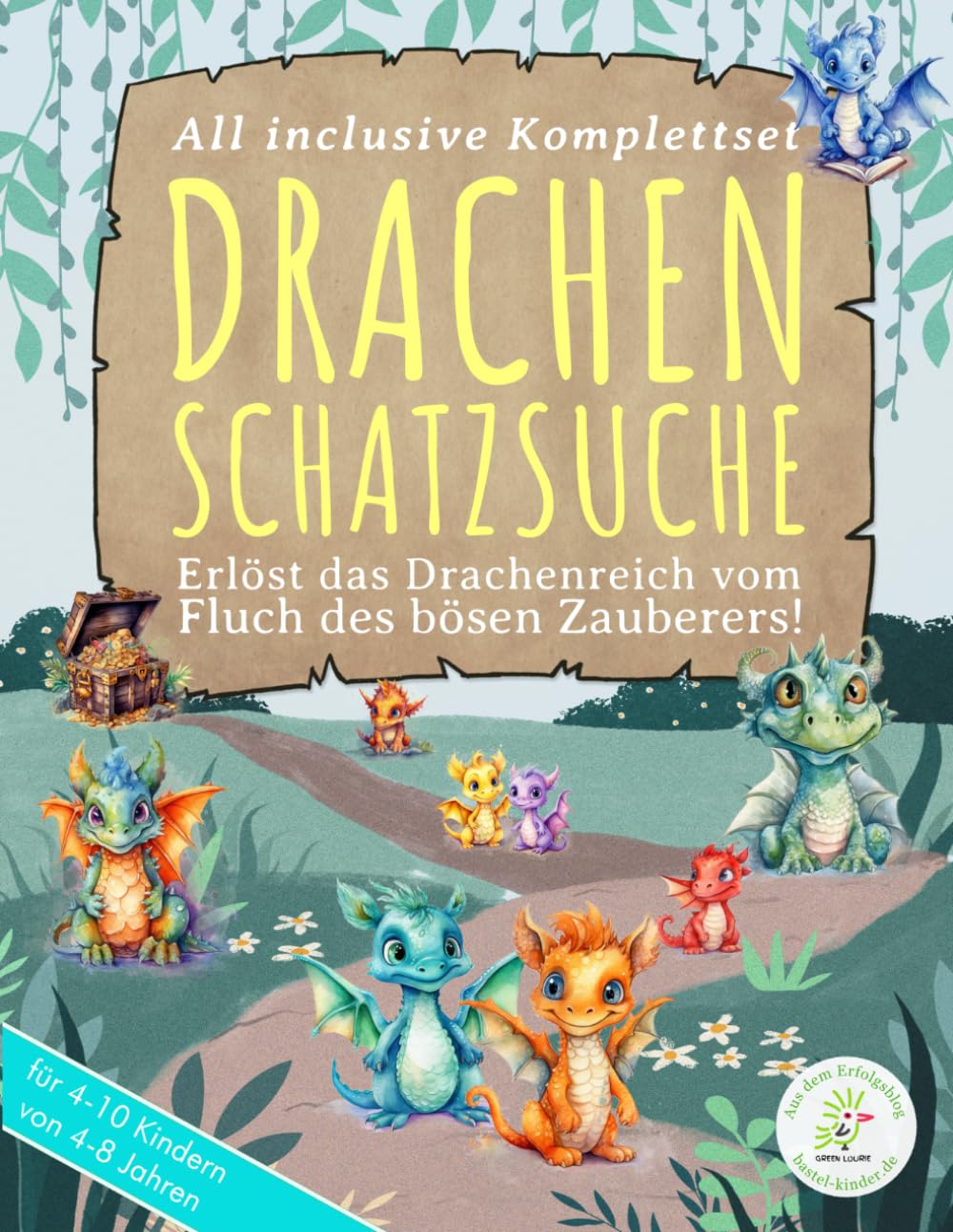 Drachen-Schatzsuche: Erlöst das Drachenreich vom Fluch des bösen Zauberers! - Deine perfekt vorbereitete Schnitzeljagd für einen unvergesslichen ... Aufgaben, Tipps u. Tricks zur Vorbereitung!)