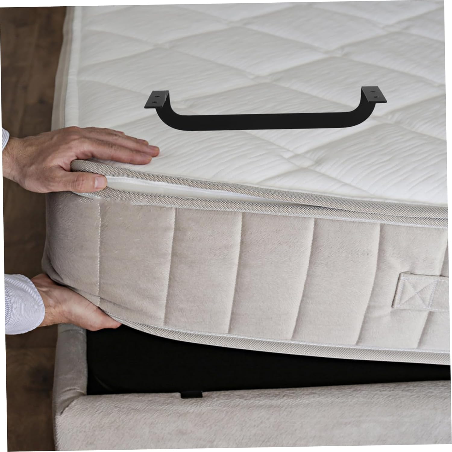 1set Mattress Non-Slip Baffle Stopper for Bedding Iron Mattress Holder Prevents Slippage and Sagging for Bed Frames