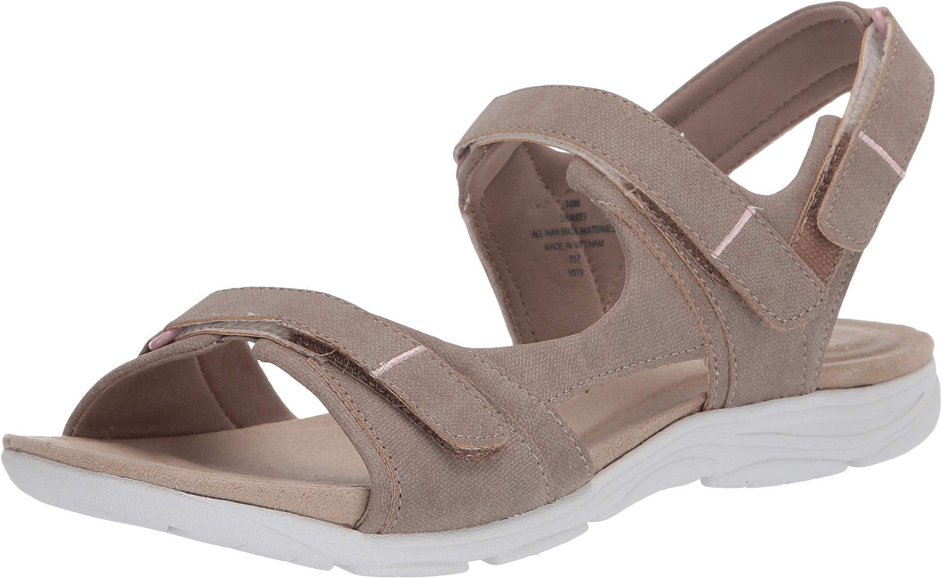 Easy Spirit Women's Lake3 Sport Sandal, Taupe 240, 8.5 Narrow