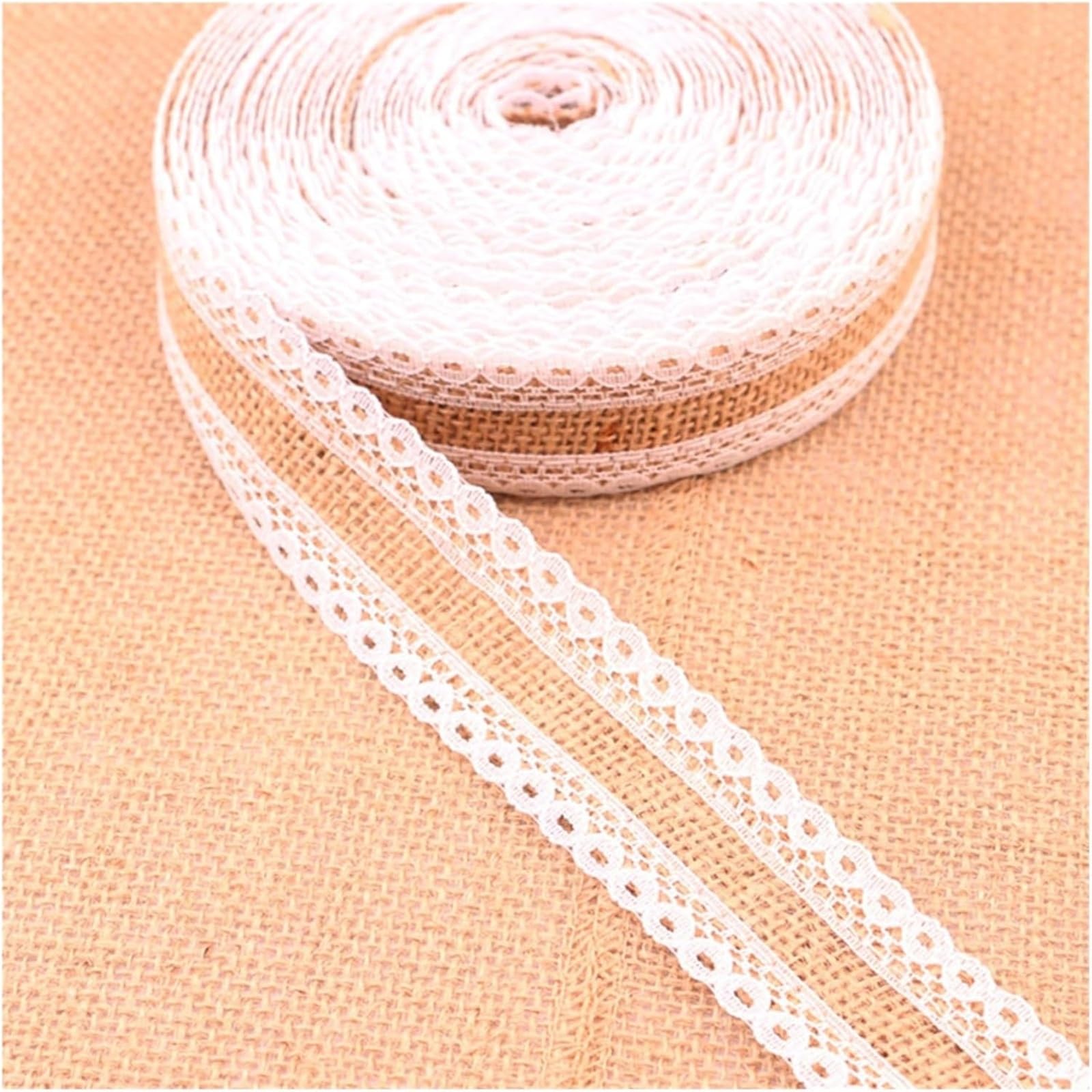 Jute Burlap Ribbon, Jute Burlap Ribbon Lace Multicolor 2m, 5m For Wedding Party DIY Wrapping Crafts