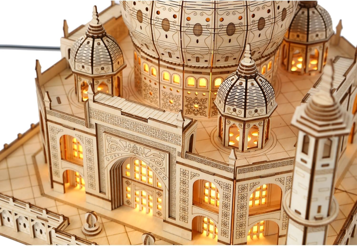 3D Puzzle Modellbausatz Holz Schloss Erwachsene, Vintage Holzbausatz 3D Puzzle, DIY Schloss 3D Holzbausatz Heimdekoration Desktop Spielzeug Erwachsene und Kinder