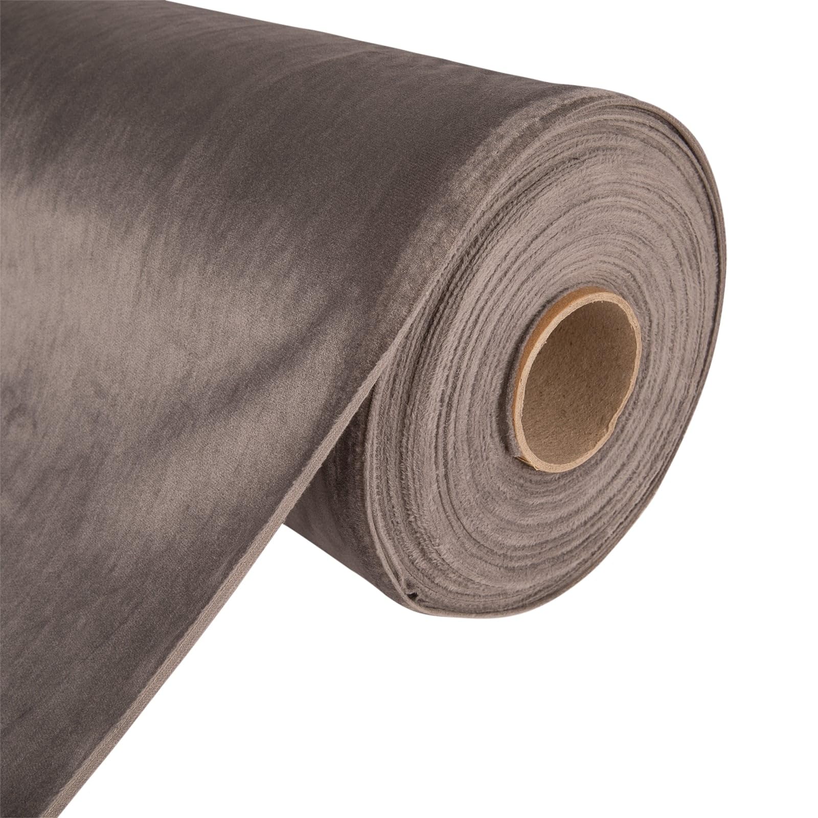 Luxury Plush Velvet Fabric - 60 Inch Wide - Perfect for Upholstery, Chairs, Sofa Coverings, Curtain and Blind Material Durable Velvet Upholstery Fabric, Home Decor (Platinum, 10 Metre) — image 1
