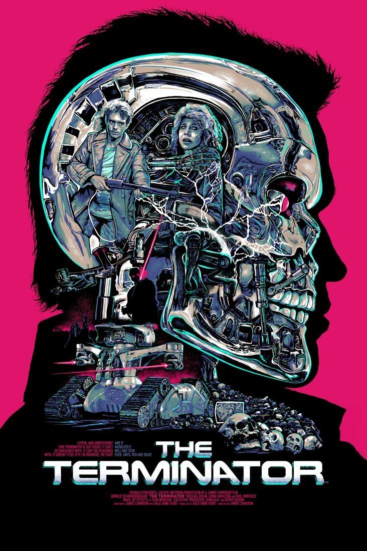 Tallenge - Hollywood Movie Poster Collection II - The Terminator -Poster (12 x 17 inches)