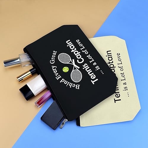 Miniatura 4 de Mikela Regalos de capitán de tenis para mujer, negro beige (Black+beige)