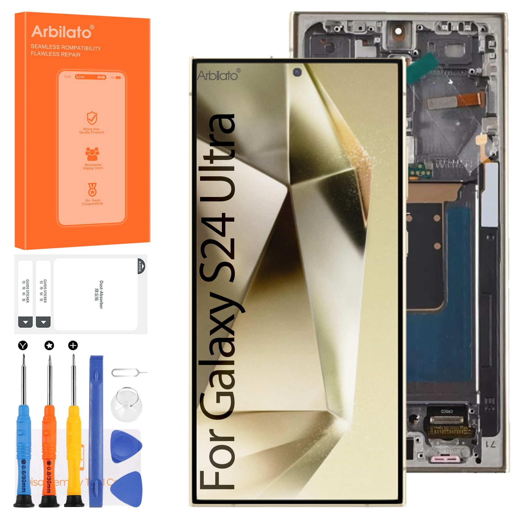 Amazon.com: AMOLED Screen for Samsung Galaxy S24 Ultra 5G Screen