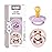 BIBS Studio Soother 2-Pack, BPA Free Dummy Pacifier, Round Nipple. Natural Rubber Latex, Made in Denmark, Size 2 (6-18 Months), Violet Sky/Petal