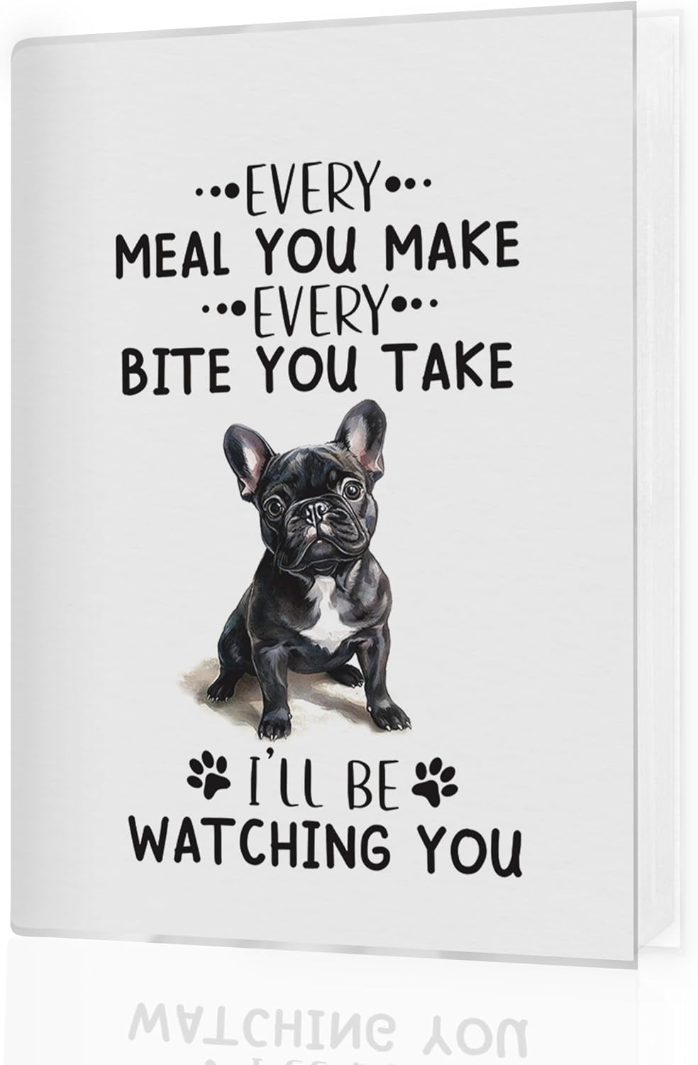 Dog Photo Album 4x6 Hold 36 Photos, French Bulldog Lovers Gifts, Funny Frenchie Dog Small Photo Album Picture Memory Book Keepsake, Frenchie Gifts