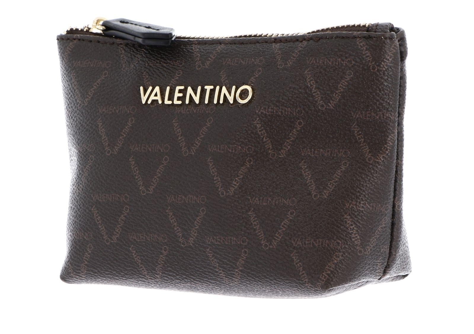 VALENTINO Kulturbeutel Lady Re Soft Cosmetic Case Moro/Nero Dunkelbraun