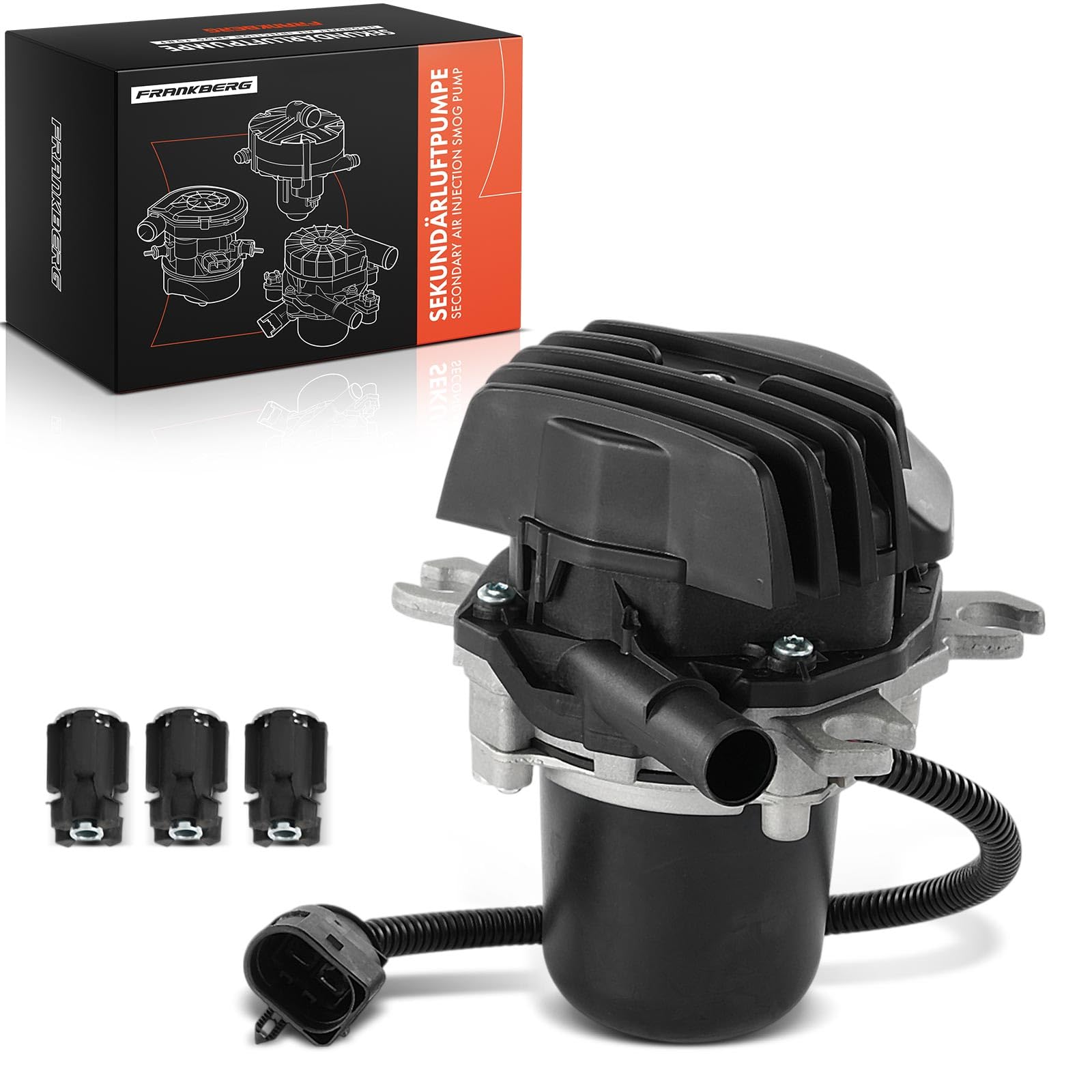 Frankberg pompe à air secondaire Essence 2-Pôles Compatible avec M.a.c.a.n 95B 911 991 992 C.a.y.e.n.n.e 92A 911 Cabriolet 991 Remplacer# 95B959253,95B959253B