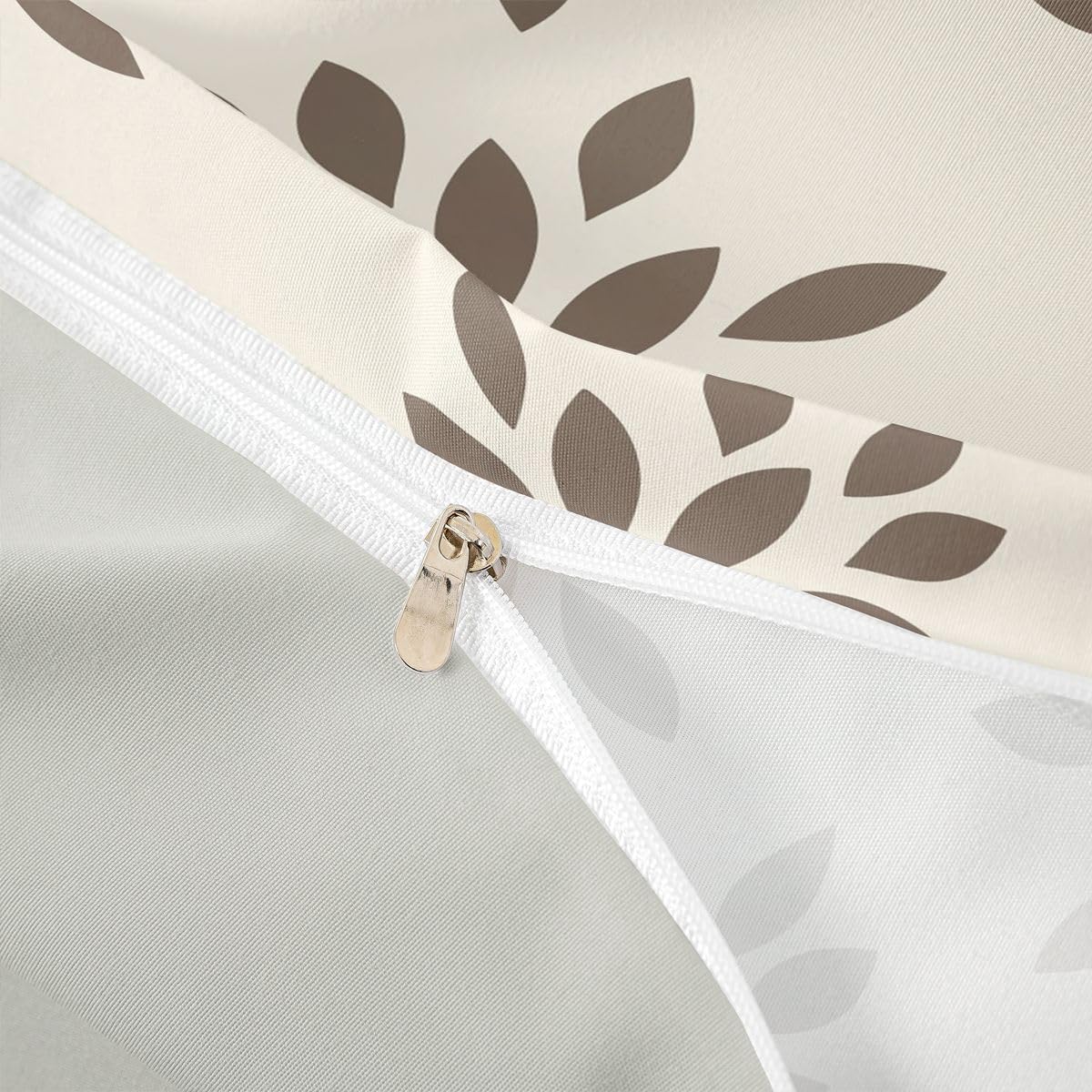 jejeloiu Boho Duvet Cover Toddler Size Farmhouse Modern Geometric Floral Comforter Cover for Boys Girls Rustic Abstract Flower Bedding Set 2Pcs Room Decor