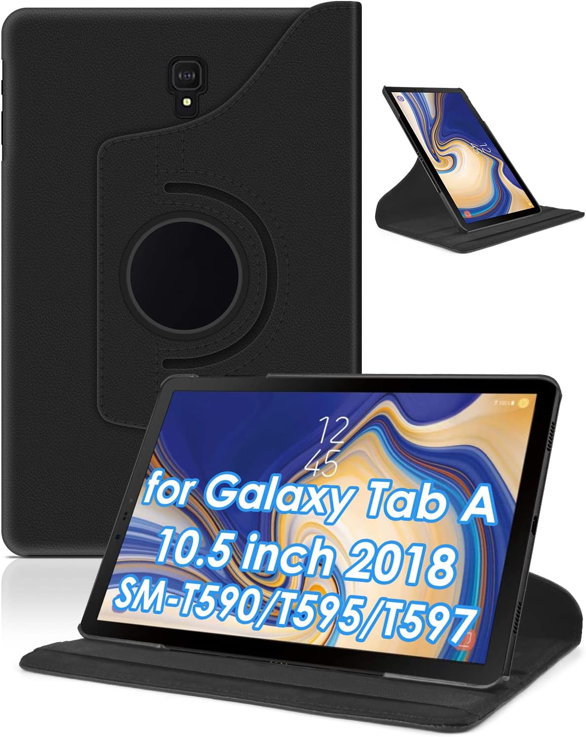 Case for Samsung Galaxy Tab A 10.5 2018 Book Cover Tab A 10.5 SM T590/T595 Flip Case for Tablet Samsung Tab A 2018 10.5 inch Leather Case