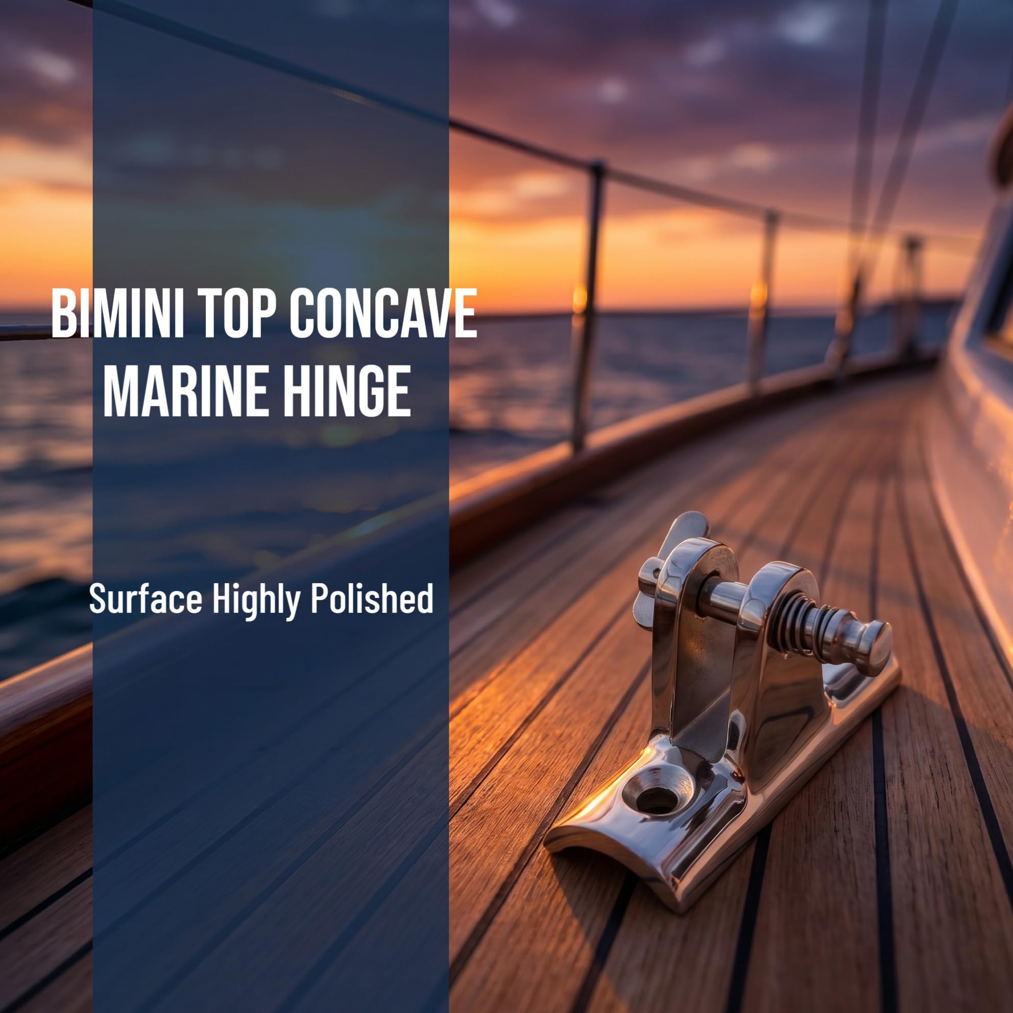 Bimini Top Hinges - Stainless Steel Hardware -5 Bimini Top Hinges - Stainless Steel Hardware -5
