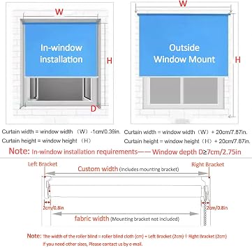 Clear Pvc Outdoor Roller Shades Blind,Transparent Waterproof Roll Up Blinds,Gazebo Balcony Porch Exterior Partition Curtains,Heavy Duty Plastic Roller Shutter,Custom Size,W×H-80×220cm/31.5×86.6in