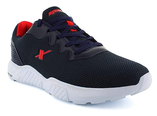 SPARX Mens SM 648 | Enhanced Durability & Soft Cushion | Blue Running Shoe - 8 UK (SM 648)