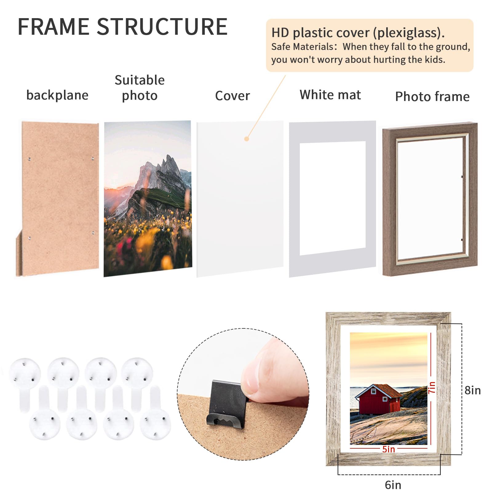 11x15 White Picture Frame For 11 X 15 Poster, Art Photo —, 49 OFF